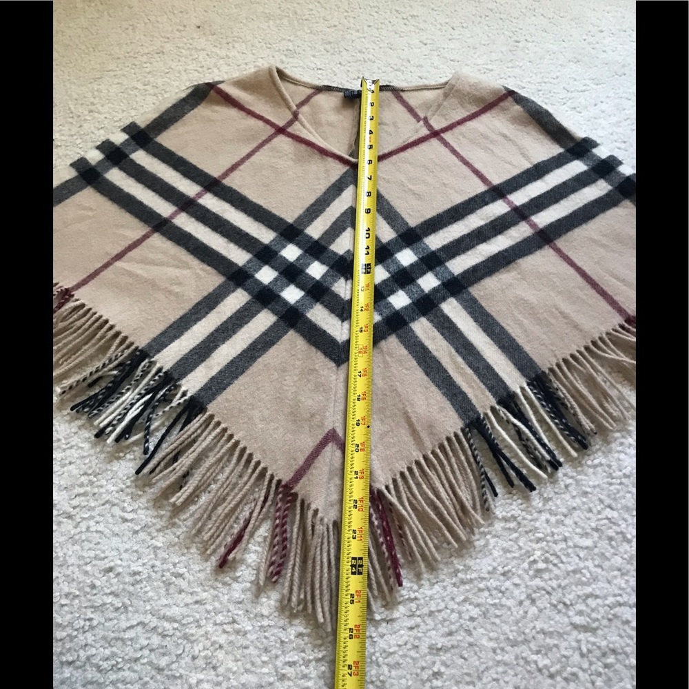 Euc Burberry vintage nova check poncho - Picture 5 of 8